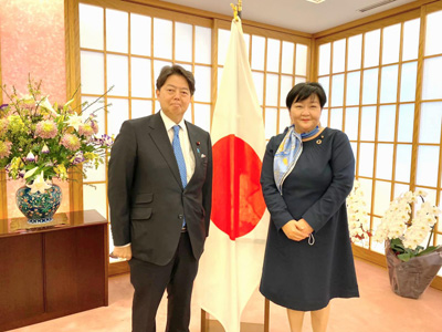 G7を大阪・堺市に！林外務大臣に要望してきました！　１２月１０日