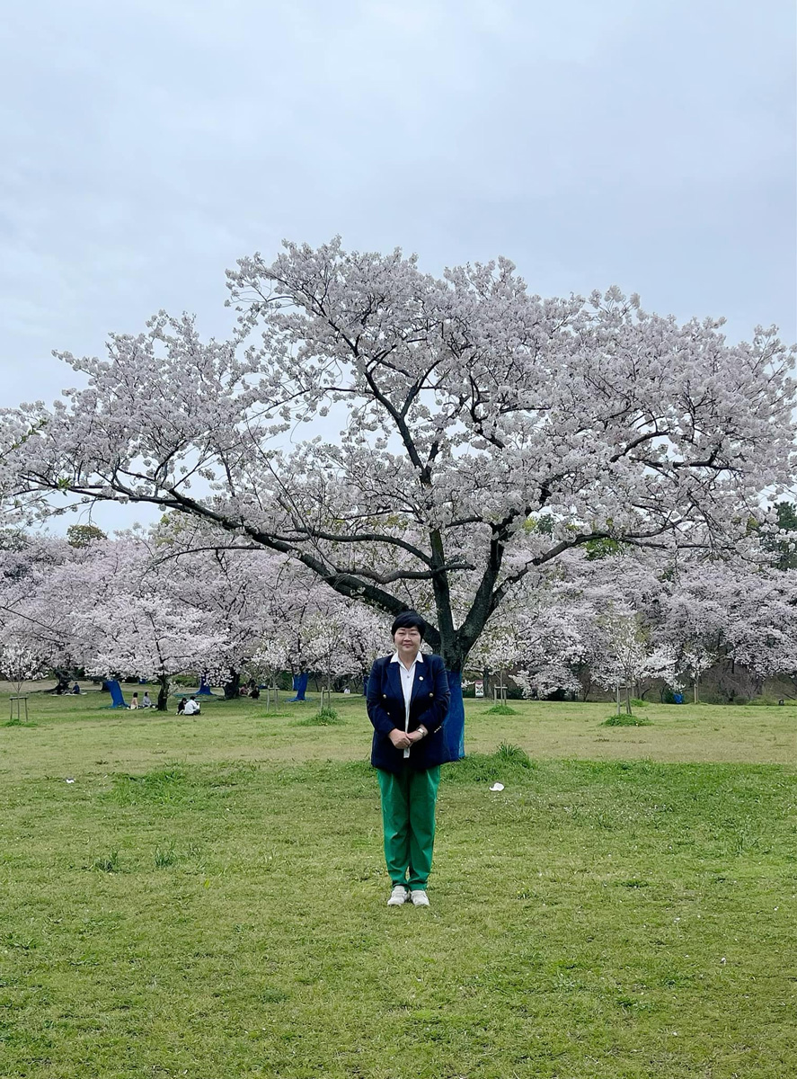 桜満開　４月９日