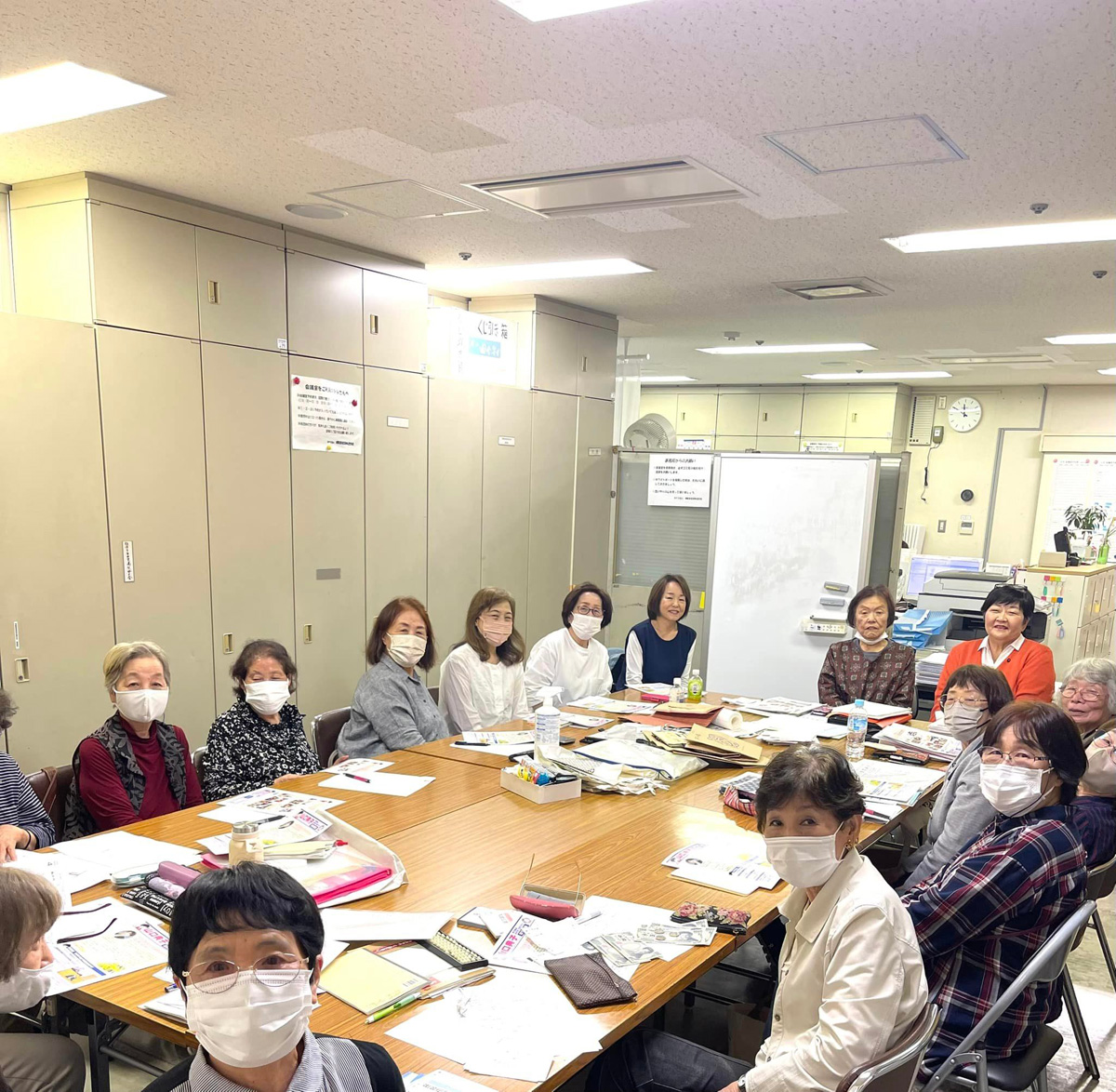 役員会と女性局合同会議！　４月２６日