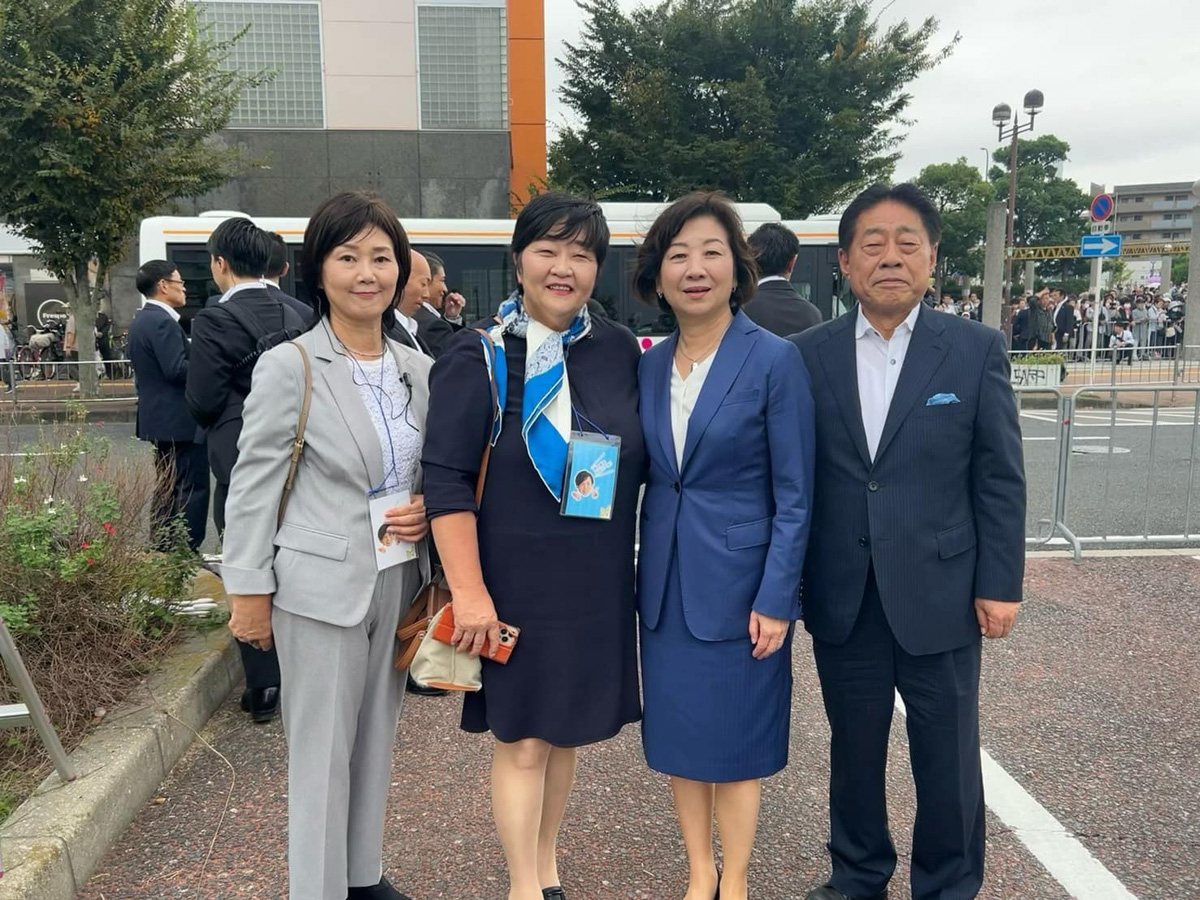 野田聖子先生＆石井代表堺に！@山本かなえ　１０月２４日