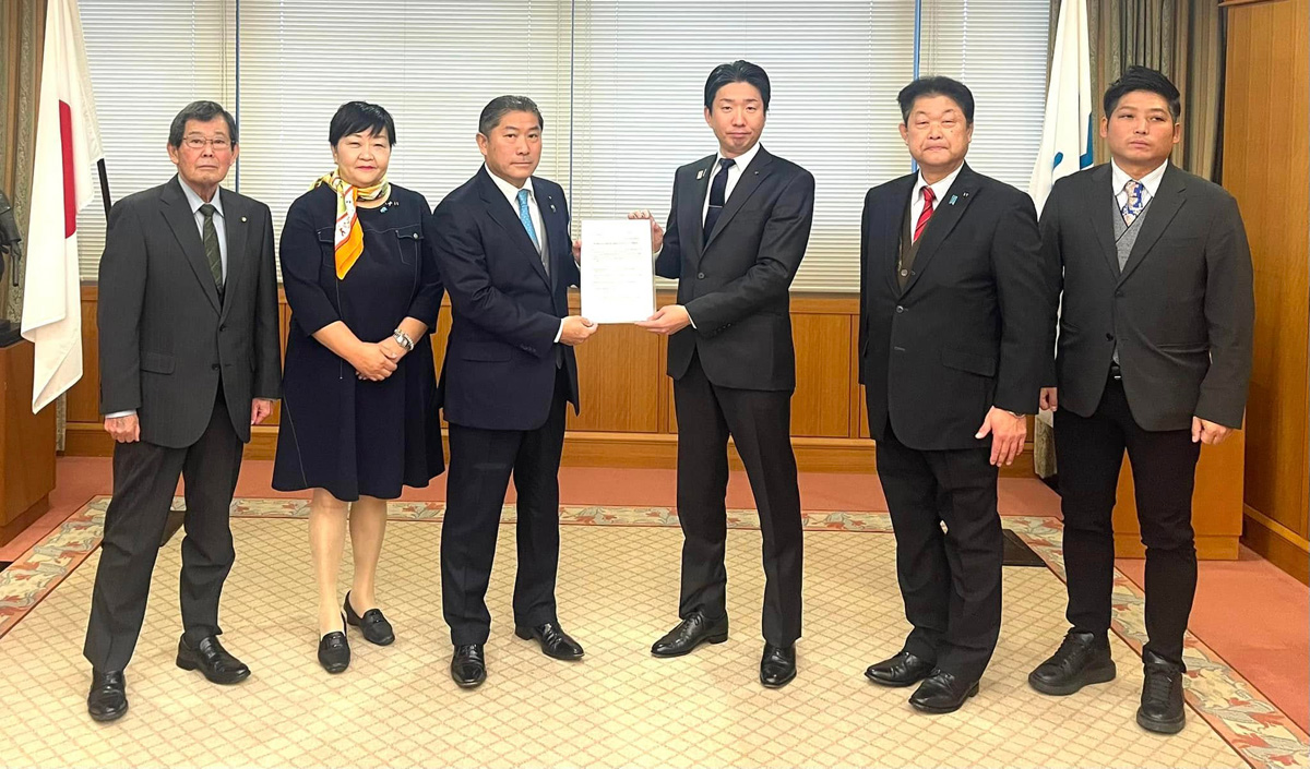 物価高騰対策、市長に緊急要望！　１月８日
