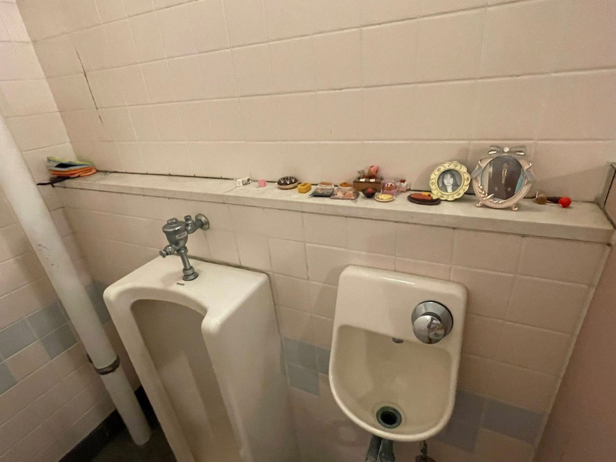 東雲公園のトイレ、その後　４月２２日